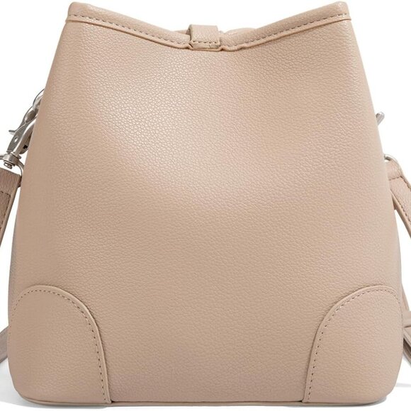 Lee Small Crossbody Bags for Women Drawstring Bucket Purse with Adjustable Strap - Picture 3 of 9